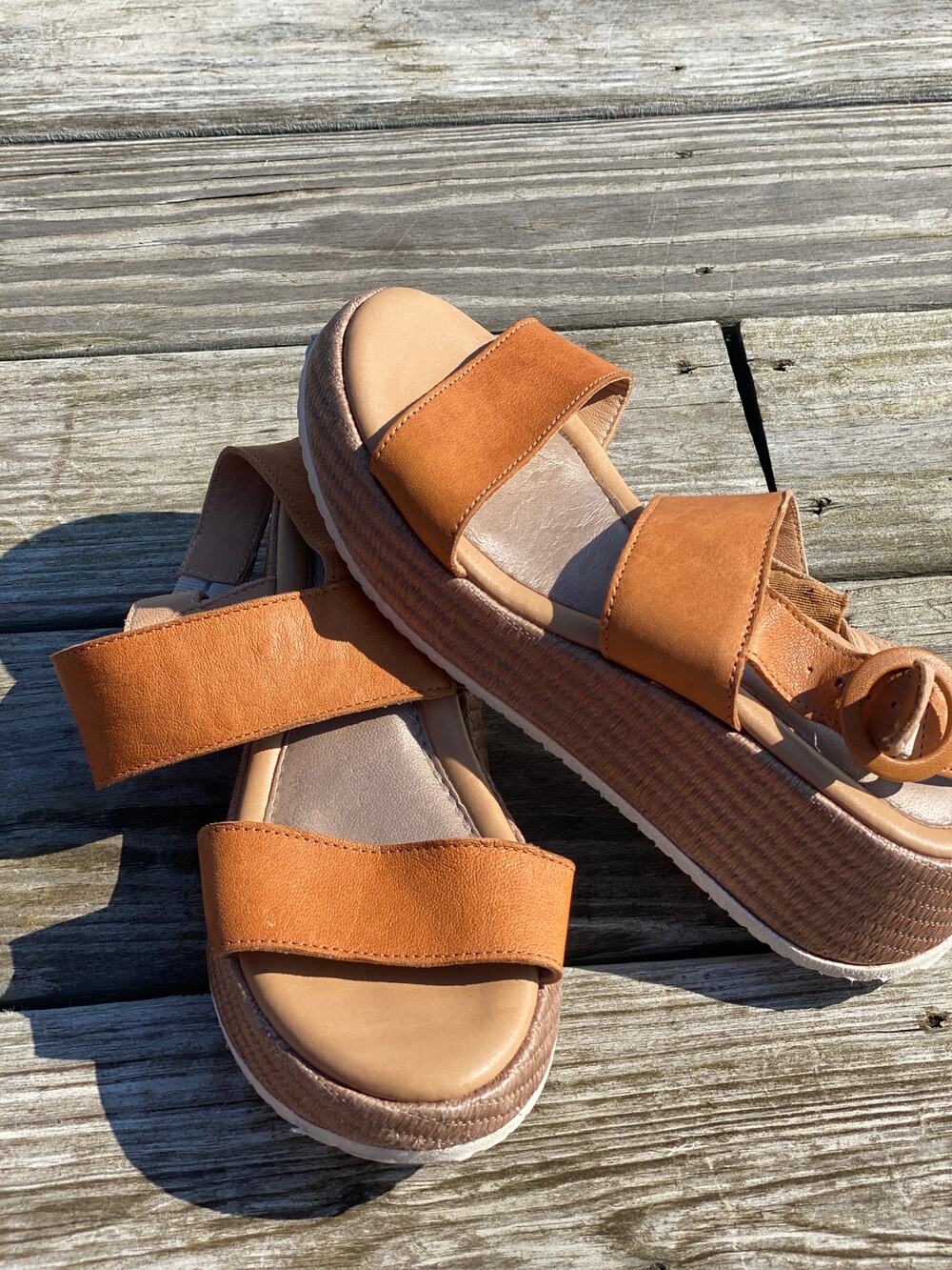 Cordani Made in Italy Leather Sandals - Size 39/US 8